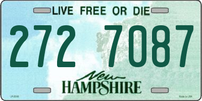 NH license plate 2727087
