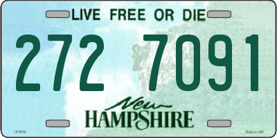 NH license plate 2727091