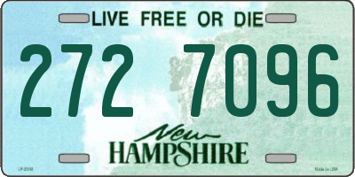NH license plate 2727096