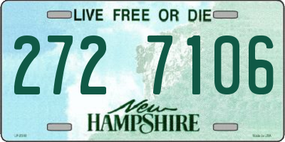 NH license plate 2727106