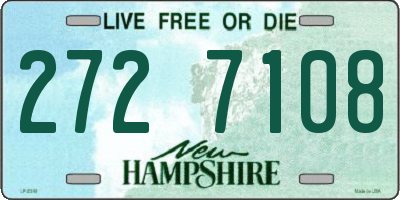 NH license plate 2727108