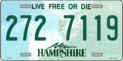 NH license plate 2727119
