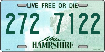 NH license plate 2727122