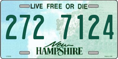 NH license plate 2727124