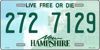 NH license plate 2727129