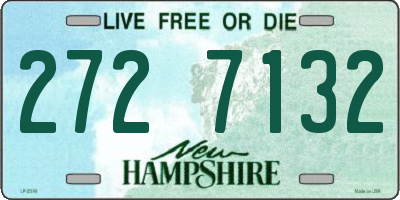 NH license plate 2727132