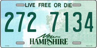 NH license plate 2727134