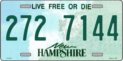 NH license plate 2727144