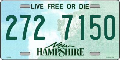 NH license plate 2727150