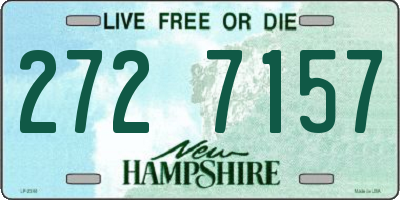 NH license plate 2727157