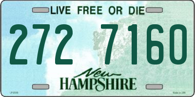 NH license plate 2727160