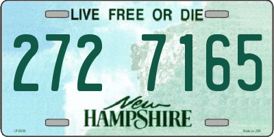 NH license plate 2727165