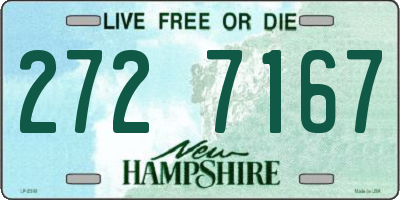 NH license plate 2727167
