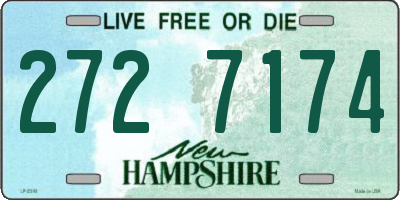 NH license plate 2727174