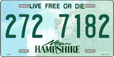 NH license plate 2727182