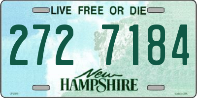 NH license plate 2727184