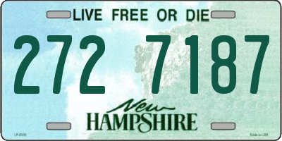 NH license plate 2727187