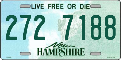 NH license plate 2727188