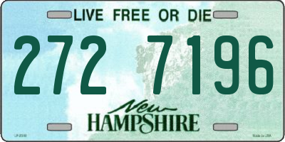 NH license plate 2727196