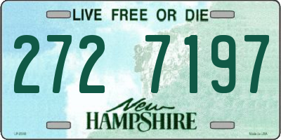 NH license plate 2727197