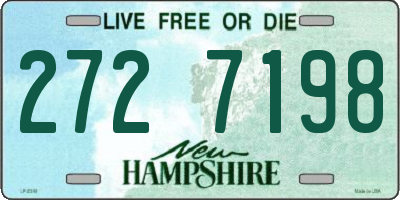 NH license plate 2727198