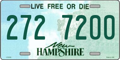 NH license plate 2727200