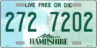 NH license plate 2727202