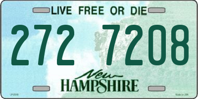 NH license plate 2727208