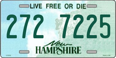 NH license plate 2727225