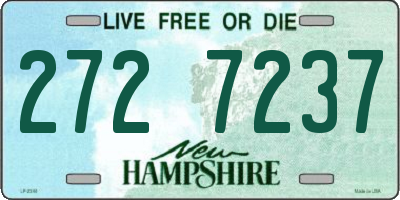 NH license plate 2727237