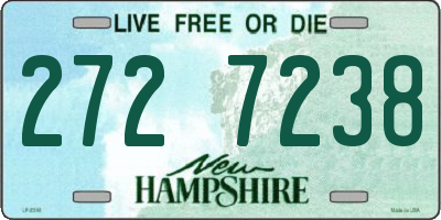 NH license plate 2727238