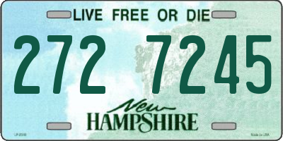 NH license plate 2727245