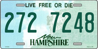NH license plate 2727248