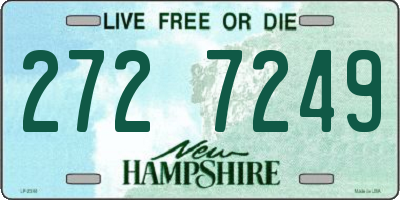 NH license plate 2727249
