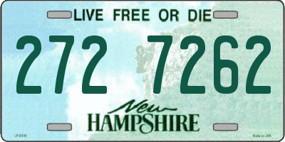 NH license plate 2727262