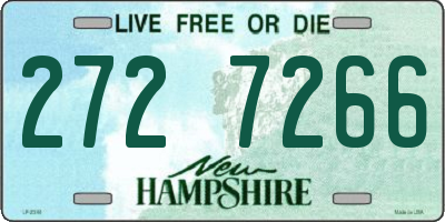 NH license plate 2727266