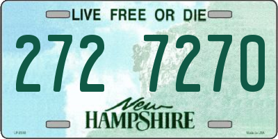 NH license plate 2727270