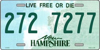 NH license plate 2727277