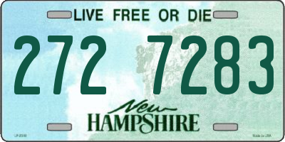 NH license plate 2727283