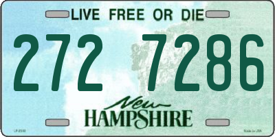 NH license plate 2727286