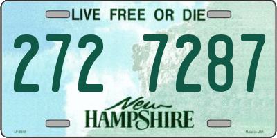 NH license plate 2727287