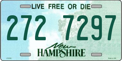 NH license plate 2727297