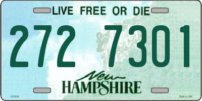 NH license plate 2727301