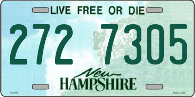 NH license plate 2727305
