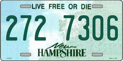 NH license plate 2727306