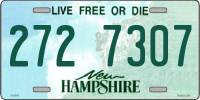 NH license plate 2727307