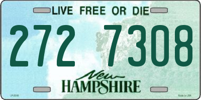 NH license plate 2727308
