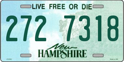 NH license plate 2727318