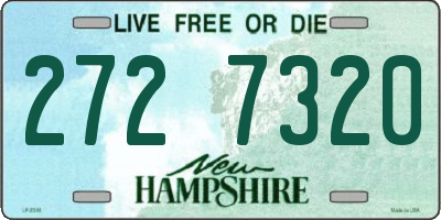 NH license plate 2727320
