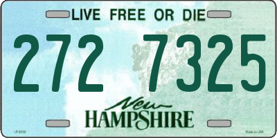 NH license plate 2727325